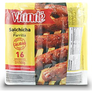 Salchichas Ahumadas para Parrilla Viandé  500 g