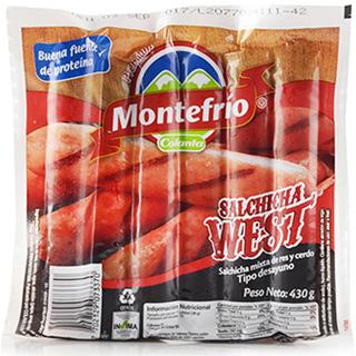 Salchichas de Res y Cerdo Desayuno Montefrío  430 g