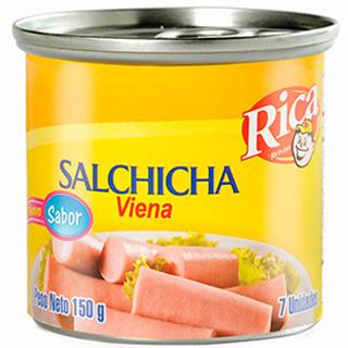 Salchichas Viena en Lata Rica  150 g