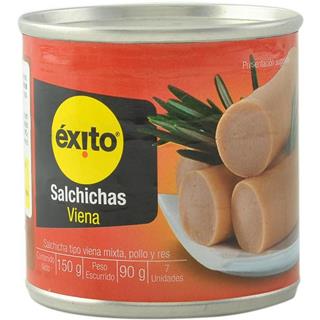 Salchichas Viena en Lata Éxito  150 g