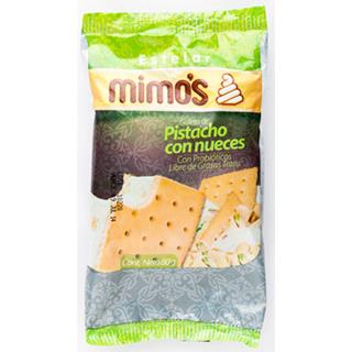 Sanduche de Galleta con Helado Pistacho con Nueces Mimo's  80 g