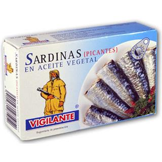 Sardinas en Aceite Picantes Vigilante  120 g