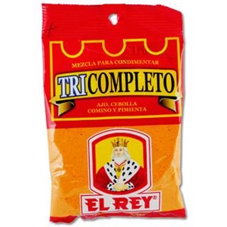 Sazonador Ajo, Cebolla, Comino y Pimienta El Rey  55 g