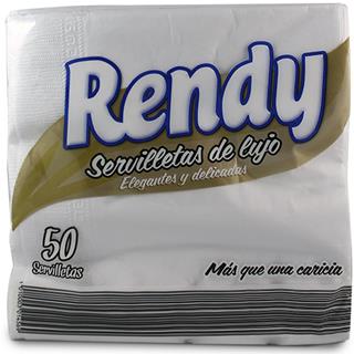 Servilletas Cuadradas de Lujo Rendy  50 unidades