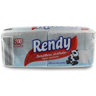 Servilletas Cuadradas Rendy  200 unidades