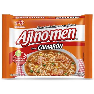 Sopa con Fideos Camarón Aji-no-men  80 g