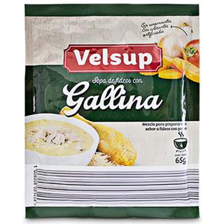 Sopa con Fideos con Sabor a Gallina Velsup  65 g