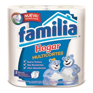 Toallas de Cocina Desechables Doble Hoja Multicortes Familia  90 unidades