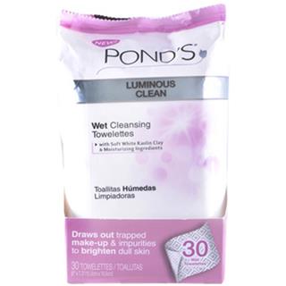 Toallas Desmaquillantes Luminous Clean Pond's  30 unidades