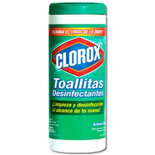 Toallas Húmedas Desinfectantes para el Hogar con Aroma a Limón Clorox  35 unidades