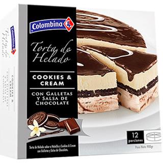 Torta Cookies & Cream Colombina  900 g