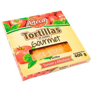 Tortillas Tomate y Albahaca Azteca  400 g