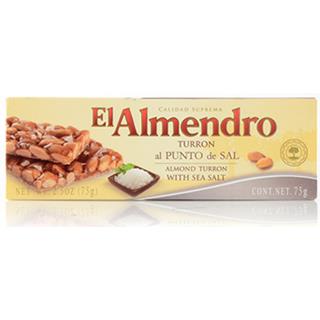 Turrón con Almendras Sal El Almendro  75 g