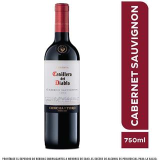 Vino Tinto Cabernet Sauvignon Casillero del Diablo  750 ml