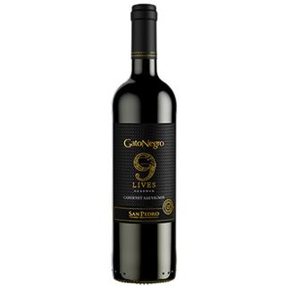 Vino Tinto Cabernet Sauvignon 9 Lives Gato Negro  750 ml