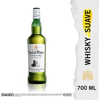 Whisky 8 Años Black & White  700 ml