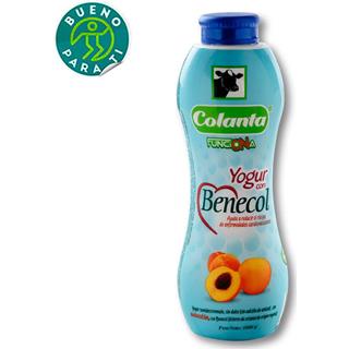 Yogur con Estanoles en Botella Melocotón, Benecol Colanta 1 000 g