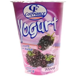 Yogur con Sabor a Mora Colfrance  200 g