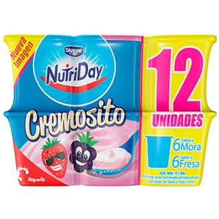 Yogur Cuchareable Alimento Lácteo, Sabores Surtidos Nutriday 1 140 g