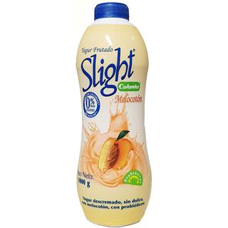 Yogur Descremado con Sabor a Melocotón en Botella Slight 1 000 g