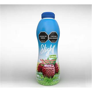 Yogur Descremado con Sabor a Mora en Botella Slight 1 000 g