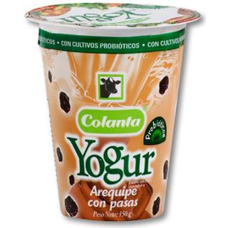 Yogur Entero Arequipe con Pasas Colanta  150 g