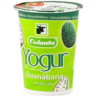 Yogur Entero Guanábana Colanta  200 g