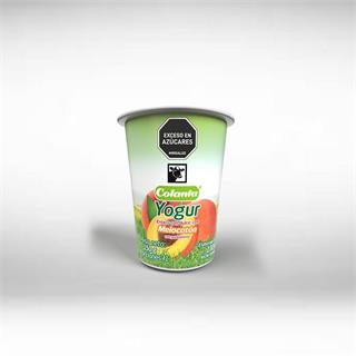 Yogur Entero con Sabor a Melocotón en Vaso Colanta  150 g