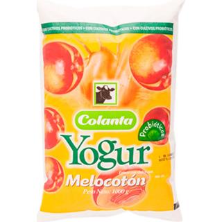 Yogur Entero con Sabor a Melocotón Colanta 1 000 g