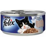 Alimento Húmedo para Gatos Adultos Filetes de Pavo con Queso Felix  156 g en Carulla