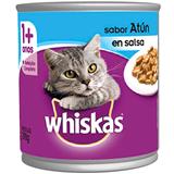 Alimento Húmedo para Gatos Adultos Atún en Salsa Whiskas  290 g en Éxito