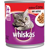 Alimento Húmedo para Gatos Adultos Carne en Salsa Whiskas  290 g en Éxito