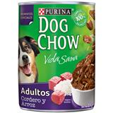 Alimento Húmedo para Perros Adultos Cordero y Arroz Purina Dog Chow  374 g en Éxito