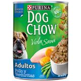 Alimento Húmedo para Perros Adultos Pollo y Verduritas Purina Dog Chow  374 g en Éxito