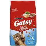 Alimento Seco para Gatos Adultos Caseros, Pescado Purina Gatsy  500 g en Éxito