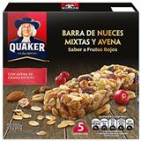 Barra de Cereal con Nueces y Avena Frutos Rojos Quaker  200 g en Éxito