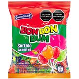 Bombón con Goma de Mascar Sabores Surtidos Bon Bon Bum  228 g en Éxito