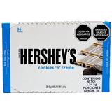 Chocolatina Blanca con Trozos de Galleta Negra Hershey's 1 548 g en Éxito