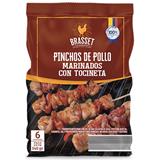 Chuzos de Pollo Crudos Tocineta Brasset  540 g en D1