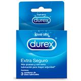 Condón Extra Seguro Durex  3 unidades en D1