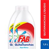 Desmanchador para Ropa Blanca Líquido Fab 1 500 ml en Éxito