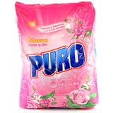 Detergente en Polvo con Aroma Floral Rosas y Lilas, Microburbujas Puro 2 000 g en Jumbo