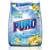 Detergente en Polvo con Aroma Floral Hortencias y Flores Blancas, Microburbujas Puro  850 g en Éxito
