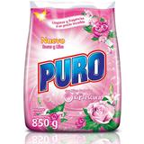Detergente en Polvo con Aroma Floral Rosas y Lilas, Microburbujas Puro  850 g en Éxito