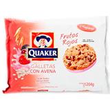 Galletas Integrales con Avena y Relleno Frutos Rojos Quaker  204 g en Justo & Bueno