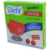 Gelatina en Polvo Dietética con Sabor a Cereza Stevia Diety  11 g en Jumbo