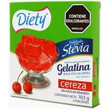 Gelatina en Polvo Dietética con Sabor a Cereza Stevia Diety  11 g en Jumbo