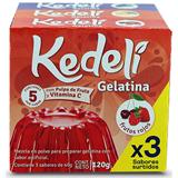 Gelatina en Polvo Sabores Surtidos Kedeli  120 g en D1