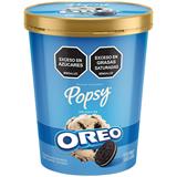 Helado con Trozos de Galleta Negra Popsy  600 g en Jumbo