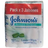 Jabón en Barra Antibacterial Mentol Johnson's  375 g en Justo & Bueno